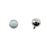 Titanium Cabochon Internally Threaded