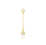 14kt Gold Nithe Dragon Claw Chain Charm