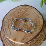 14kt Gold Beaded Hinged Segment Ring