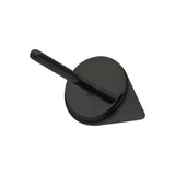 Black PVD Titanium Spike Threadless End