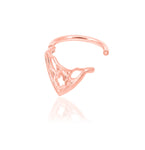 14K Gold Cathedral Hinged Segment Ring