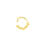 14K Gold Raven Seam Ring