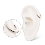 Titanium Thick Dome Front Facing Hinged Segment Clicker