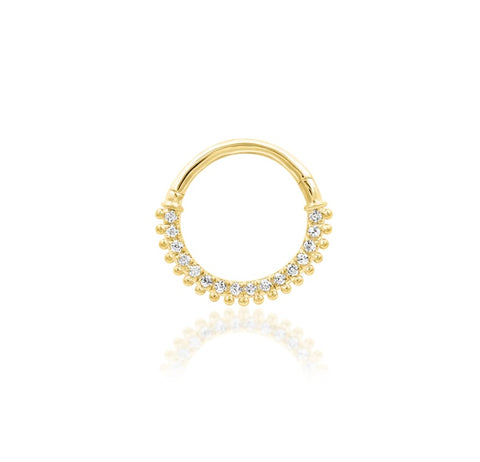 14K Gold Mimi Hinged Segment Ring