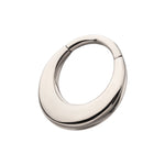 Titanium Thick Dome Front Facing Hinged Segment Clicker