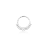 14kt Gold Beaded Hinged Segment Ring