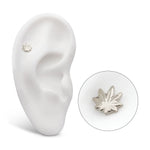 Titanium Pot Leaf Threadless End