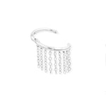 14K Gold Skylar Hinged Segment Ring with Chains