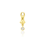 14kt Yellow Gold Bamboo Charm