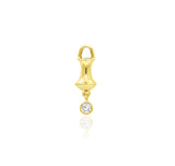 14kt Yellow Gold Bamboo Charm