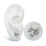 Titanium Spider with 4-Prong Oval Threadless End