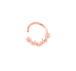 14K Gold Raven Seam Ring