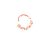 14K Gold Raven Seam Ring