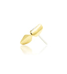 14kt Gold Sybil White CZ Threadless End