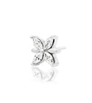 14kt Gold Lilliana White CZ Threadless End
