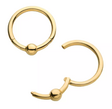 14K Gold with 3mm Ball Clicker