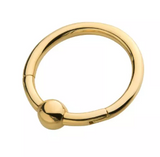 14K Gold with 3mm Ball Clicker