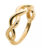 14K Gold Double Twisted Side Facing Clicker