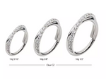 Titanium Crisscross CZ Side Facing Clicker