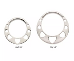 Titanium Cut Out Pyramid Shape Front Facing Clicker