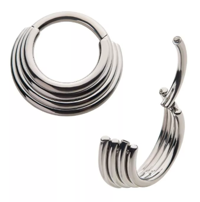 Titanium Four Stacked Front Facing Clicker