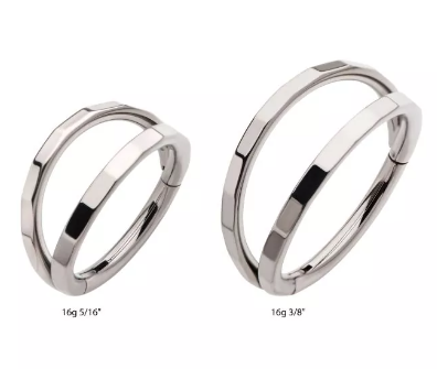 Titanium Fan Out Corrugated Edge Clicker