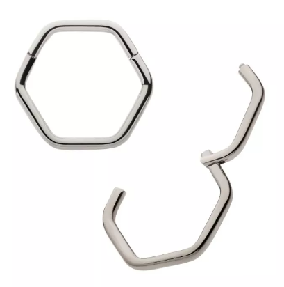 Hexagon Shape Titanium Clicker