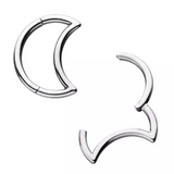 Titanium Crescent Moon Clicker