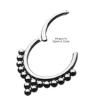 Titanium 1 Tri-Bead Cluster and 13 Beads Clicker.