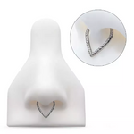 Titanium Hammered V-Shape Clicker