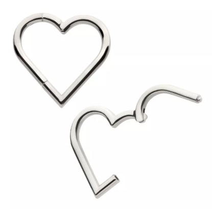 Titanium Heart Shape Clicker