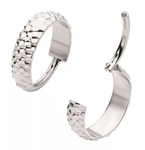 Titanium Hammered Pattern Side Clicker