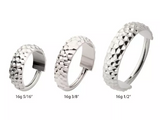 Titanium Hammered Pattern Side Clicker