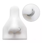 Titanium Hammered Pattern Side Clicker