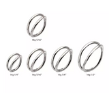 Titanium Double Hoop Clicker
