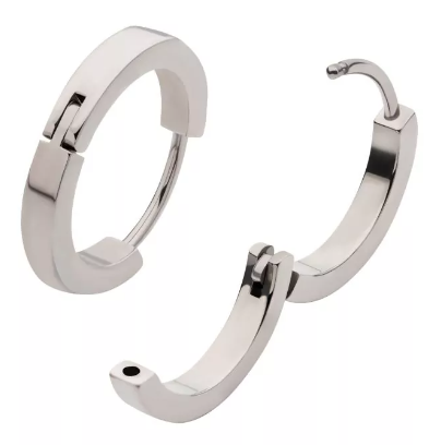 Titanium Huggie Earring Clicker