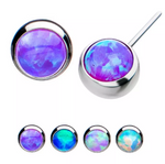 Titanium Threadless Opal Side Facing Top (4 colors)