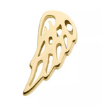 14K Gold Threadless Angel Wing Top (2 options)