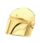 14K Gold Threadless Star Wars Mandalorian Helmet Top