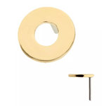 14K Gold Threadless Letter O Top