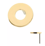 14K Gold Threadless Letter O Top