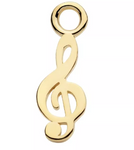 14K Gold Music Note Charm