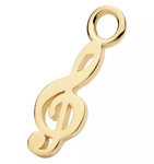 14K Gold Music Note Charm