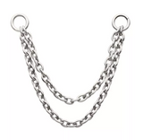 Titanium 2-Tier Rolo Nose Chain (4 lengths)