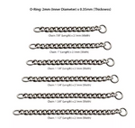 Titanium 2.1mm Curb Chain (6 lengths)