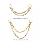 14K Gold 2-Tier Curb Nose Chain (5 lengths)