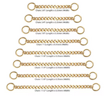 14K Gold Curb Chain (8 lengths)