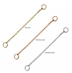 14K Gold Rolo Chain (3 colors, 7 lengths)