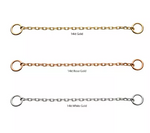 14K Gold Rolo Chain (3 colors, 7 lengths)