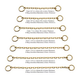 14K Gold Rolo Chain (3 colors, 7 lengths)